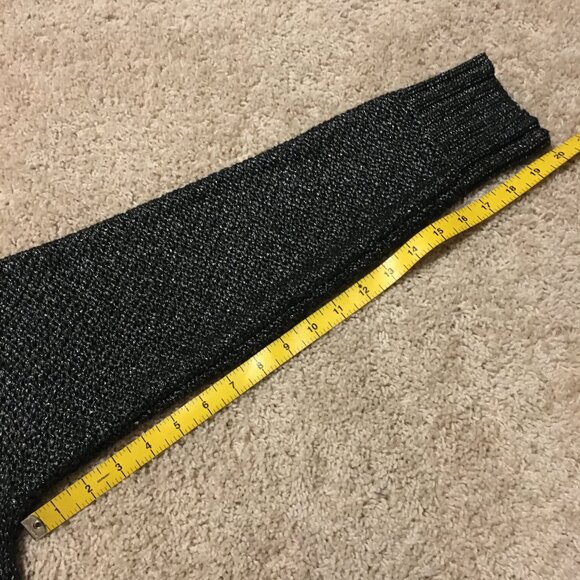 Calvin Klein Jeans Charcoal Metallic Knit Shaker Sweater - Picture 16 of 16